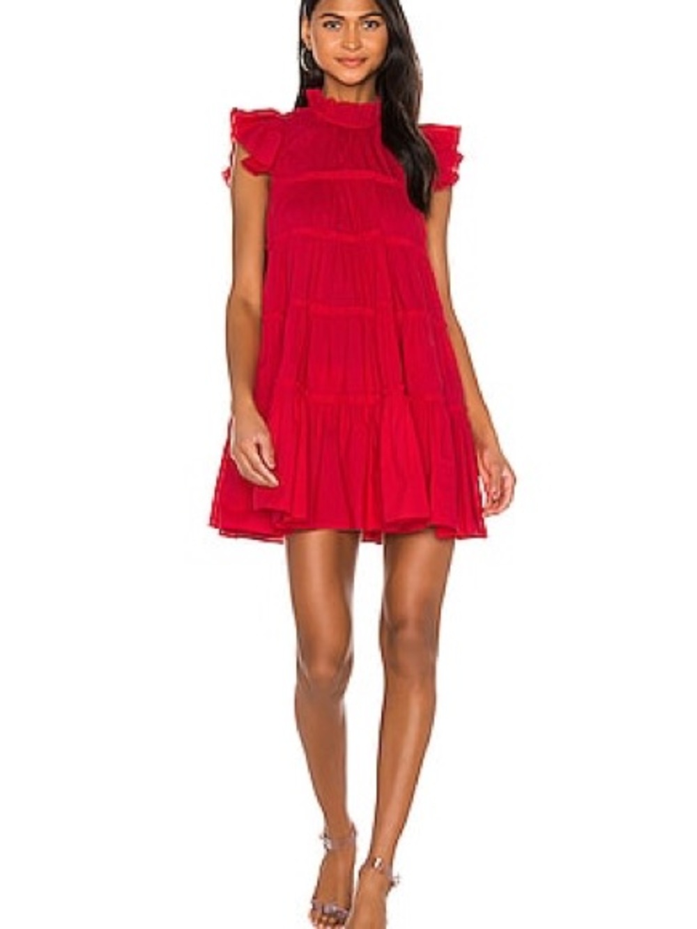 Rhode Resort Tiffany Dress in red
